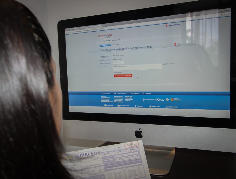 Factura del IBAL se puede pagar por internet