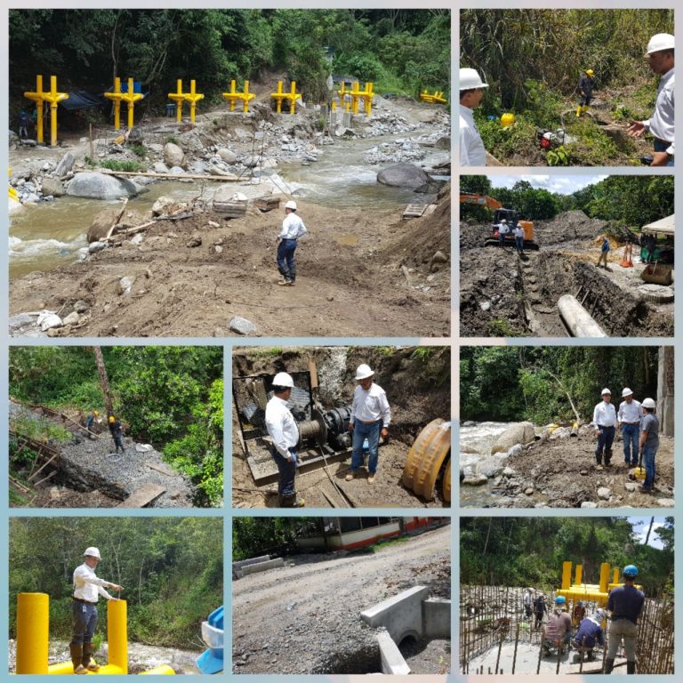 visita y recorrido de verificación en el avance de la Fase I del Acueducto Complementario