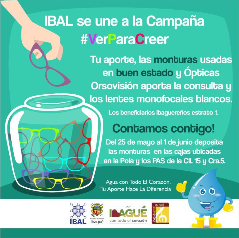 El IBAL se vincula a la Campaña Social “Ver Para Creer”