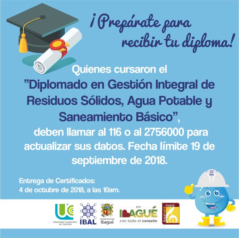 Actualización de Datos para recibir la certificación del Diplomado