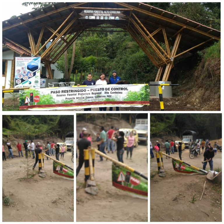 Cortolima, Alcaldía de Ibagué e IBAL rechazan vías de hecho tomadas por algunos ciudadanos en el puesto de control del Cañón del Combeima