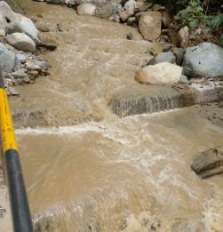 Turbiedad generó cierre de la bocatoma Chembe