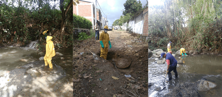 IBAL soluciona vertimiento de aguas negras sobre seis quebradas de Ibagué