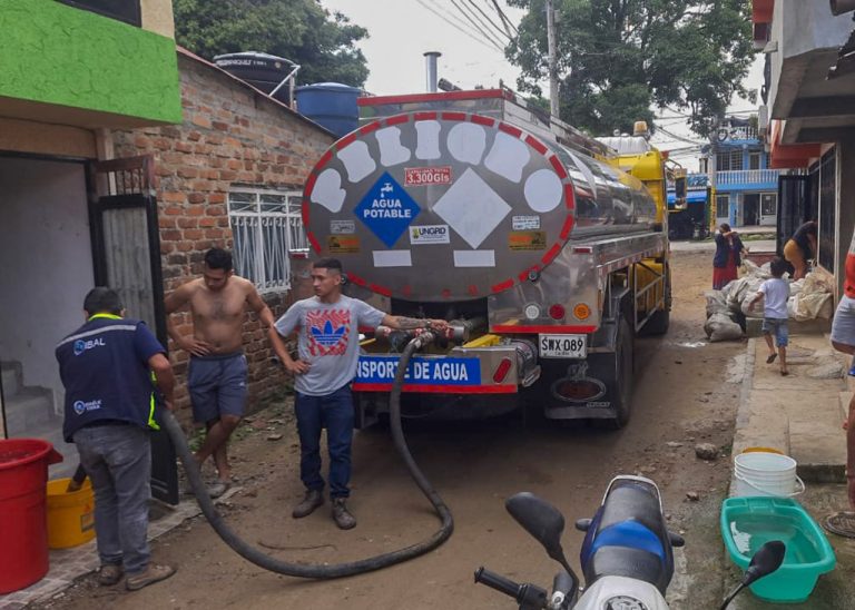 Ibal restableció captación en bocatoma Chembe y garantiza servicio de agua en Ibagué