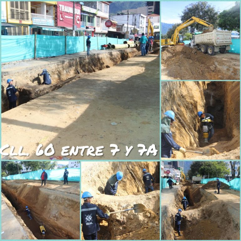 Reposición de redes en la calle 60 exige cierre temporal de un tramo en la vía entre carreras 7 y 7A de Ibagué