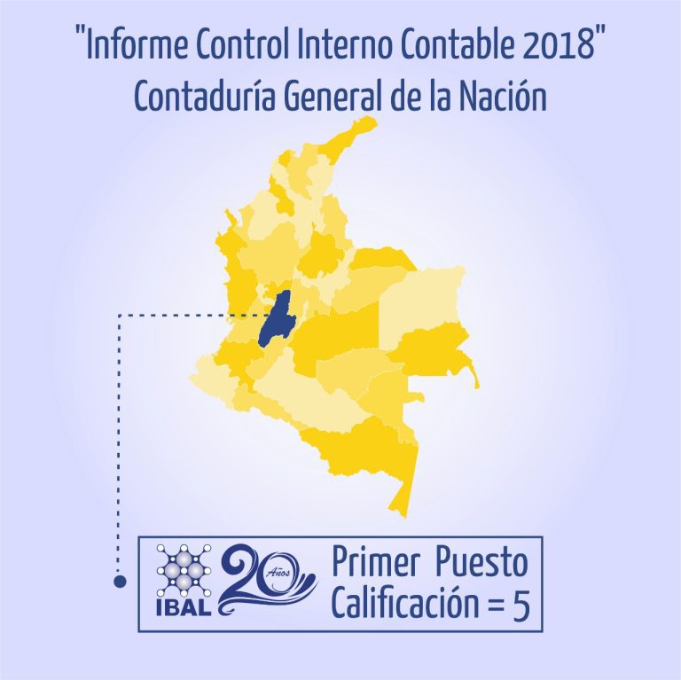 El IBAL calificada con 5.0 por la Contaduría General de la Nación