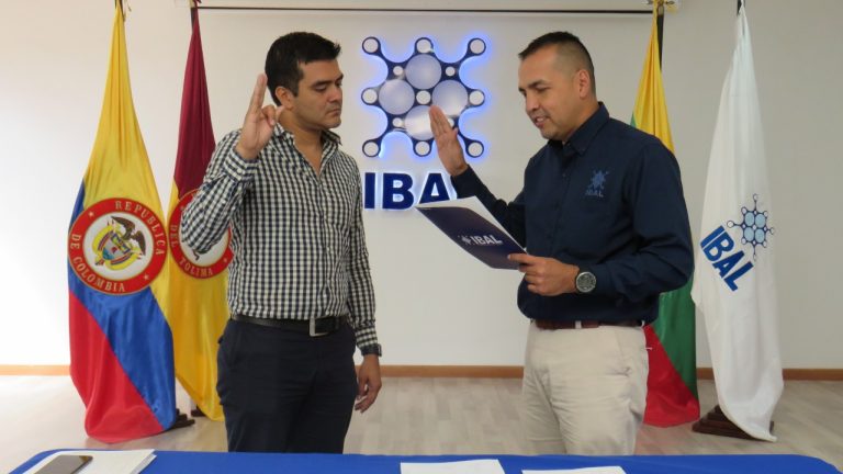 Tomó posesión como Director Comercial del IBAL, Oscar Gutiérrez Ramírez