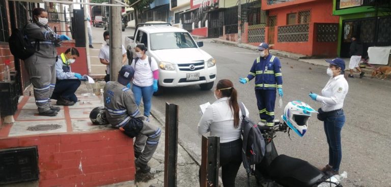 Sensibilización y Acompañamiento a nuestros funcionarios en la calle 😷🧤👷🏼‍♀️👷🏻‍♂️
