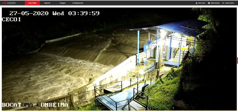 🚨 Fuertes lluvias en la parte alta de la cuenca del río Combeima,  afectan el suministro de agua en la ciudad.