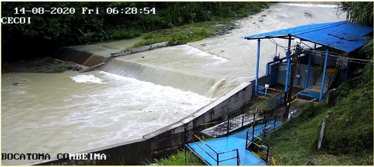 #Atención 🚨 Por fuertes lluvias sobre la cuenca del río Combeima, se afectará la continuidad del servicio en la ciudad.