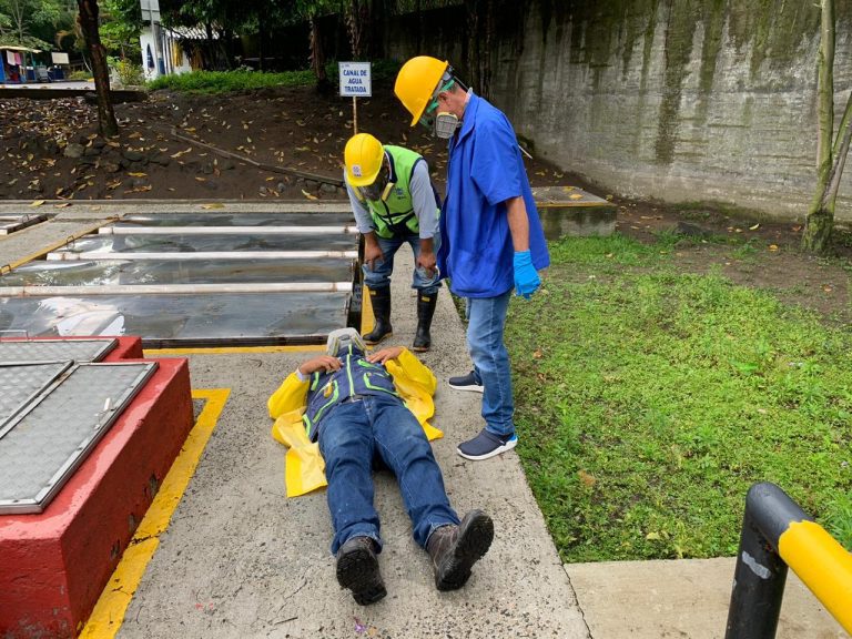 El IBAL también participó en el Simulacro Nacional.