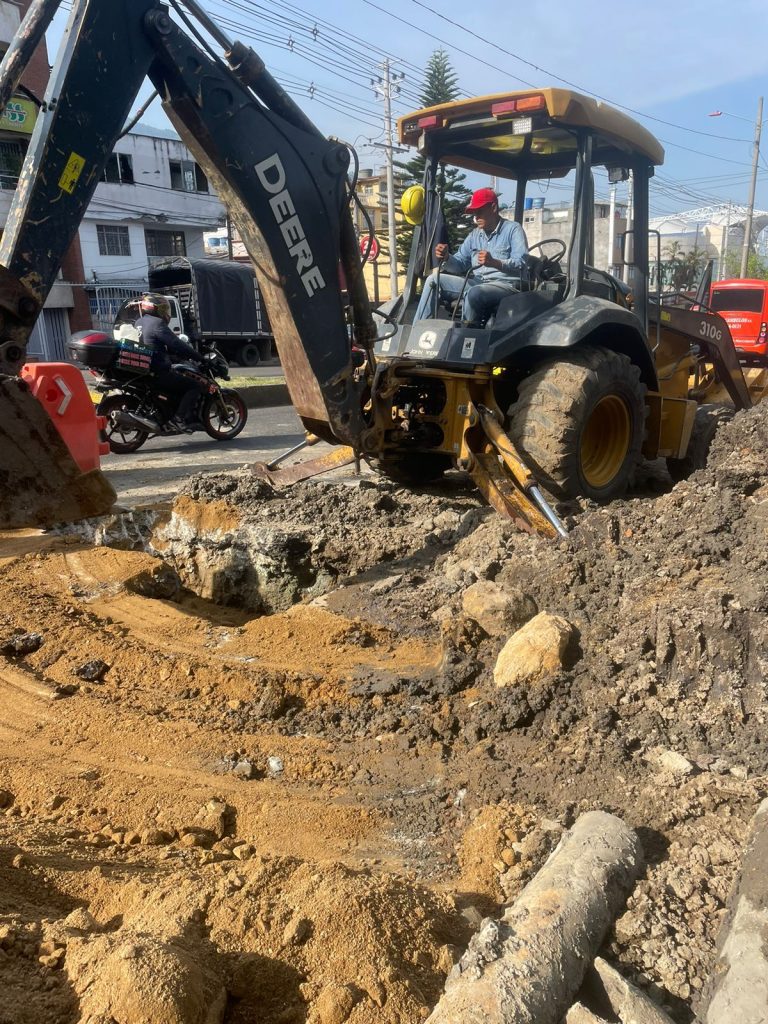 IBAL recuperó daño de acueducto en la carrera Quinta