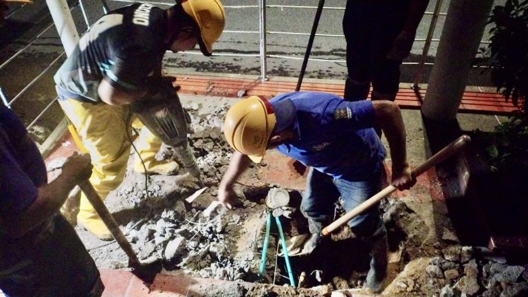 IBAL localiza y repara fuga en el barrio Córdoba tras días de inspección