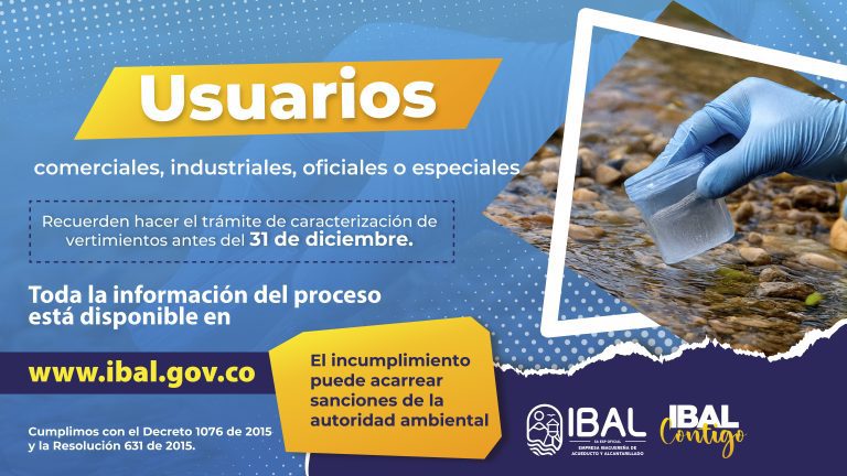 Es momento de actualizar la caracterización de sus vertimientos